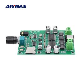 Amplifier AIYIMA YDA138E Bluetooth 5.0 Digital Power Amplifier 20Wx2 Stereo Sound Home Amplifier Audio AUX TF Dual Channel Mini Amp