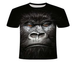 3d Animal Tshirt Funny Monkey Gorilla Shirt Unisex Short Sleeve Alternative Hip Hop Harajuku Streetwear T Shirt Men Summer Tops8347269