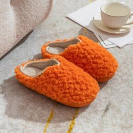 Slippers CO263 Winter Plush Cotton For Indoor Home Use Plus Velvet And Thickening To Keep Warm Couples'