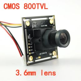 Cameras 1/3"Color HD CMOS 800TVL High Resolution 3.6mm Lens CCTV Board Camera Chipboard Camera With IRCut Filter