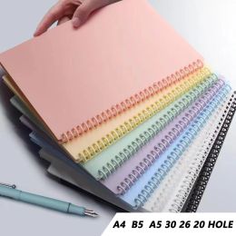 Notebooks A4 30hole Binding Looseleaf Cover 20hole PP Matte Sheet 26hole Film Discbound Cover Book Cover Roller Transparent Cover Book