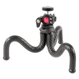 Tripods ULANZI FT01 Flexible Mini Octopus Tripod for Phone with 5686mm Phone Holder Cold Shoe 1/4'' Screw Ballhead for DSLR Camera