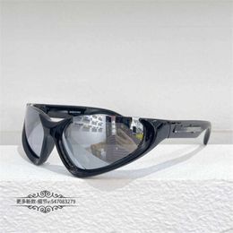2024 fashion OFF Luxury Designer New Men's and Women's Sunglasses Off carbon Fibre ins net red half frame fashionable