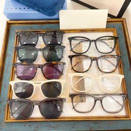 High quality fashionable sunglasses Top Designers ins tidal plate square male driver driving anti-ultraviolet female