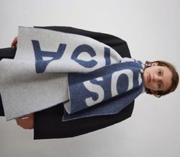 Letter scarf men women custom winter Nordic designer wool 70*210cm fashion muffler3925659