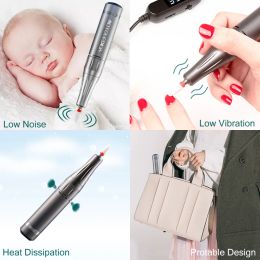 Kits 35000rpm Electric Nail Drill Hine Professional Nail Drill Handpiece Potable Usb Control Nail Drill Pen for Manicure Nail Gel