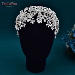 Jewelry YouLaPan Gorgeous Bridal Headband Flower Headdress Women Headpiece Prom Girl Wedding Hair Accessories Headband HP395