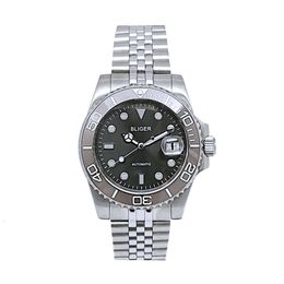 20 2021 Laojia Purple Water Ghost Men's Fashion Waterproof Fully Automatic Mechanical Precision Steel Diving Night Glow Live Watch