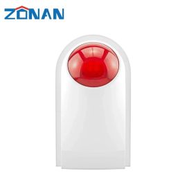 Siren 433MHz Wireless Strobe Siren Light Alarm Outdoor Waterproof GSM Alarm System Home Security PG103 PG107 PG105 PG106 Alarm System