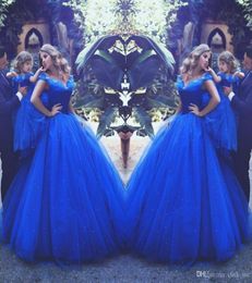 Dreamlike Evening Dresses Ball Gown Mother And Daughter Prom Dress Tulle Off Shoulder Flowers Long Adult Child Pageant 2145762