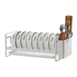 Kitchen Storage Plate Rack Drainer Dishes Cabinet Dish For Cutting Boards Bakeware Lids And