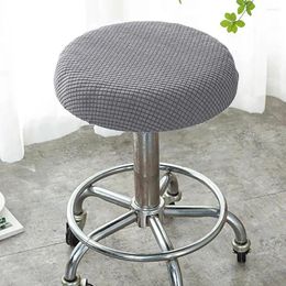 Chair Covers Tear Resistant Cover Protective Elastic Bar Durable Washable Stool Cushion Slipcover For Office