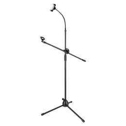 Stand Adjustable Metal Microphone Stand Tripod Floor Adjustable Angle Height Wired Wireless Dynamic Condenser Mic Stage Support