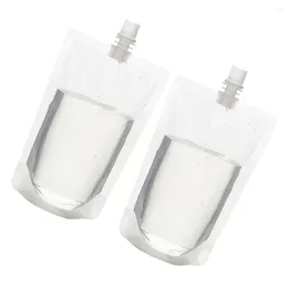 Take Out Containers 50 Pcs Water Bottles Drinking Flasks Beverages Bag Kettle Pouch Travel