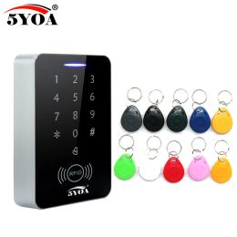 Cards Door RFID Access Control System Security Proximity Entry Door Lock strong antijamming Induction distance Support the iron door