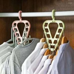 Hangers Space-Saving Magic Clothes Hanger Closet Organizer Multi-functional 360 ° Rotating Household Drying Racks 9-Hole