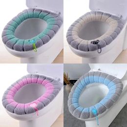 Toilet Seat Covers Cover Thickened Kitted Mat Antifreeze Soft Cartoon Bathroom Products