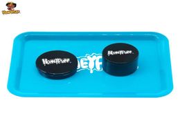 HONEYPUFF Tobacco Smoking Kit Combo Plastic Rolling Tray Metal Smoking Herb Grinder For Tobacco Metal Storage Container Jar Ac4749613