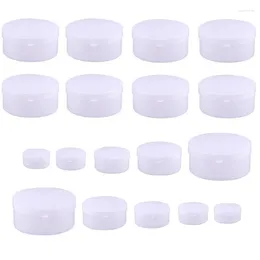 Storage Bottles 30Pcs 5g-100g Refillable Empty Sample Containers Plastic Cosmetic Travel Jars For Eye Shadow Nails Powder Lip Cream