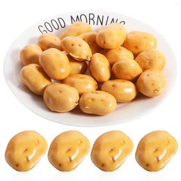 Party Decoration 20 Pcs Decor Vegetable Molds For Garden Mini Potatoes Accessories Gardening Toy Artificial