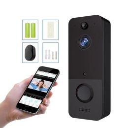Doorbells Wireless Doorbell Camera Smart Video Doorbell Camera with PIR Motion Detection, Cloud Storage, Image,Night 2.4G WiFi