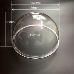 Housings 6inch Acrylic Indoor / Outdoor CCTV Replacement Clear Camera Dome Housing Camera Dome Cover 5pcs