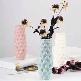 Vases Geometric Vase Modern Nordic Style Simplicity With Unique Texture Smooth Edge A Stunning Flower Container For Desktop