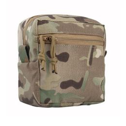 Molle Portable Glove Bag Outdoor Tactical Tank Top GP Glove Camo Bag (Small)