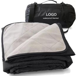 Pillow Hand -Style Outdoor Supplies Shake Granular Camping Blankets Waterproof And Thickened Portable Picnic Mat