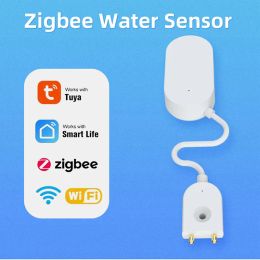Detector Graffiti Intelligent Zigbee Water Detector Wireless Water Level Sensor Tuya Smart Linkage Overflow Alarm Leakage Detection