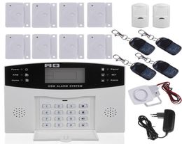 Wireless GSM Home Security Alarm System with LCD Auto Dialer SMS Phone Calls Remote Control6 group of phone numbers2 group of SM1969910