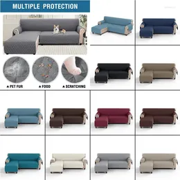 Chair Covers Waterproof Corner Sectional Couch For Sofa L Shape Quilted Non Slip Cover Living Room Slipcover Washable