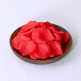 Decorative Flowers 1000Pcs Artificial Rose Petals Red White Pink Fake Roses Petal Wedding Party Favours Decoration Romantic Marriage Room