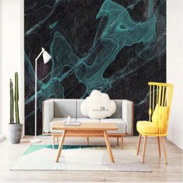 Wallpapers Mi'lo'fi Custom Large Wallpaper Mural 3d Personality Simple Black Abstract Line Decoration Background