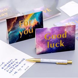 Gift Wrap 3pcs Per Pack Starry Universal Sky Greeting Card Message Birthday Letter Envelope Three Choices