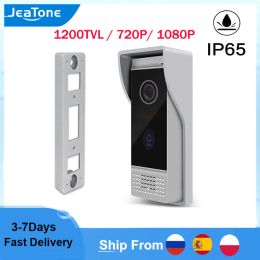 Intercom JeaTone 1080P Video Doorbell Camera with 110° Wide Viewing Angle IP65 Waterproof Video Door Intercom In Private Housebell