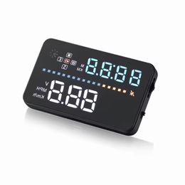 3.5" Car GPS HUD Head Up Display Driving Mileage Recorder with Satellite Signal, Direction, Clock, Speed, Driving Time and Distance
