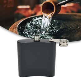 Hip Flasks 6/8oz Portable Flask Brown Leather Covered Stainless Steel For Alcohol Whiskey Man Gift Household Kitchen