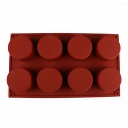 Baking Tools Cake Mold Soap Round Flexible Silicone Cookie Mould Candy Chocolate