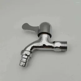 Bathroom Sink Faucets High Quality Copper Cartridge Basin Tap Fast On Faucet Stainless Steel Water Washing Machine Bibcock