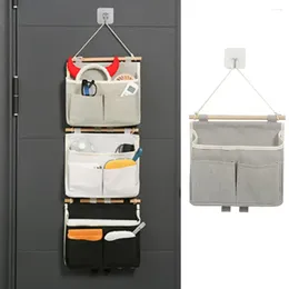 Storage Boxes Expandable Hanging Bag Capacity Wall Bags For Bathroom Door Organization Multiple Pockets Key Sunglasses Home