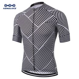 KEMALOCE Cycling Jersey Short Sleeve Kit Digital Printing Bicycle Shirts Blank Polyester Summer Professional Cyclist Bike Wear 240328