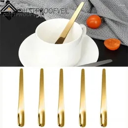 Coffee Scoops Multipurpose Spoon Creative Design Titanium-plated Matte Exquisite Stainless Steel Metal Simple