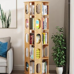 Decorative Plates Modern Simple Bookshelf Floor Children's Picture Book Rack Storage Bamboo