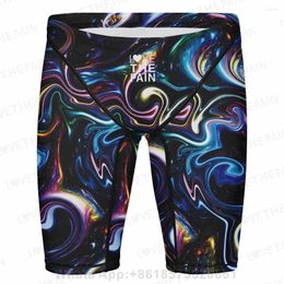 Men's Swimwear Swim Shorts Competition Swimming Trunks Briefs Summer Pool Endurance Training Bathing Suits