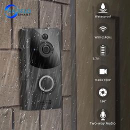 Doorbells Smart Home Wireless Wifi 720P Video Doorbell with PIR Motion 2Ways Audio Talk Night Vision Waterproof HD Security Camera