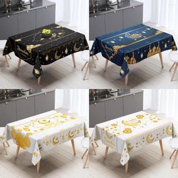 Party Decoration Eid Mubarak Tablecloth 2024 Ramadan For Home Islamic Muslim Decor Table Supplies Al Adha Gift