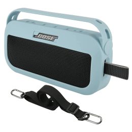 Accessories ZOPRORE Silicone Case Cover for Bose SoundLink Flex Bluetooth Speaker Travel Protective Carrying Pouch with Handle Antidust