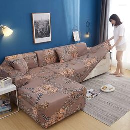 Chair Covers L-shape Sofa For Living Room Elastic Couch Cover Stretch Towel Corner Need Buy 2pieces F8667