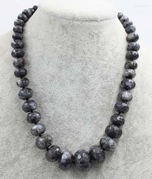 Pendants Labradorite Roundel Faceted Black 8-20mm Necklace 18inch Wholesale Beads Nature FPPJ Woman 2024
